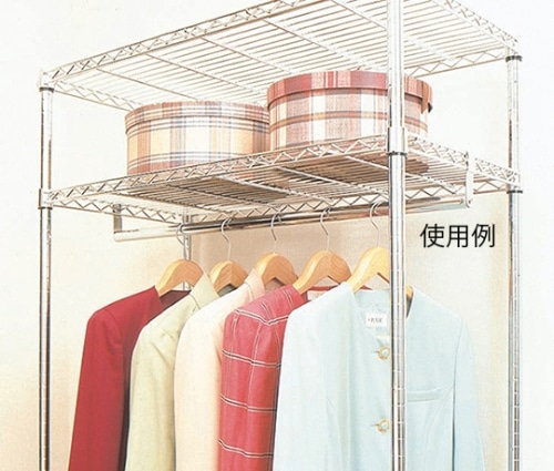 アイリスオーヤマ メタルラックハンガーパイプ MR-91H 1本(ご注文単位1本)【直送品】