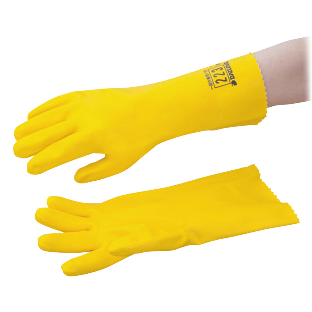 ダイヤゴム 耐溶剤手袋　ダイローブ　223 L 1双（ご注文単位1双）【直送品】