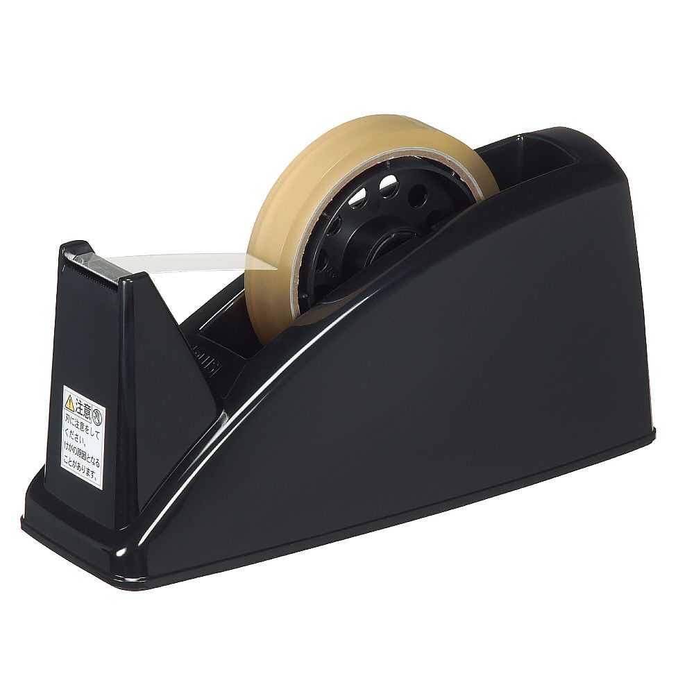 プラス テープカッター ブラック TC-101E 1個(ご注文単位1個)【直送品】