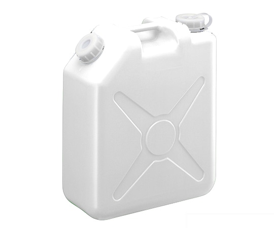 瑞穂化成工業 扁平缶 ノズル無 20L ホワイト 0207 1個(ご注文単位1個)【直送品】