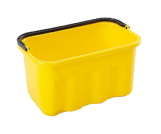 Trust(トラスト) トラスト スクエアバケット 5264 9.5L イエロー 1個(ご注文単位1個)【直送品】