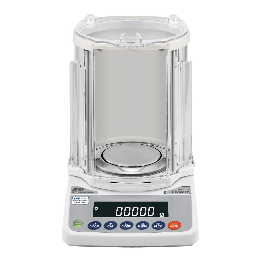 エー・アンド・デイ 校正用分銅内蔵型分析用電子天びん HR-AZシリーズ ひょう量:102g 最小表示:0.1mg HR-100AZ 1個(ご注文単位1個)【直送品】