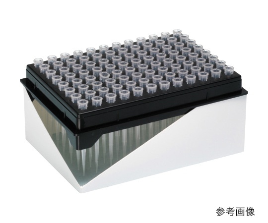 WATSON 10μL ロングチップ 交換プレート 滅菌 1箱（96本×10プレート入）　122-207CS 1箱（ご注文単位1箱）【直送品】