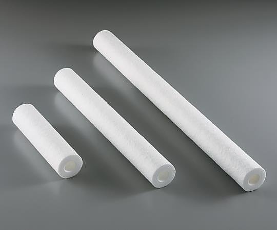 アズワン カートリッジフィルター　メルトブロータイプ（ポリプロピレン100％）　750mm　（ろ過精度 10μm）　ATMB-P-10-P-750 1本（ご注文単位1本）【直送品】