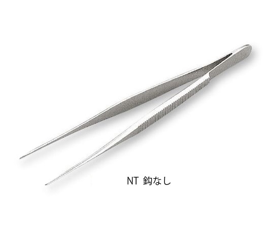 アズワン 歯科用・先細ピンセット 無鈎 180mm　NT-4 1本（ご注文単位1本）【直送品】