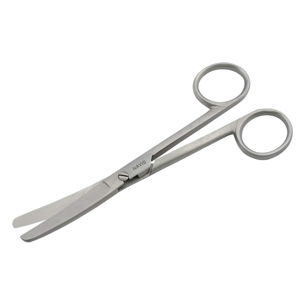 アズワン 外科剪刀（ハズシ）　両鈍反　140mm　SSA-2 1本（ご注文単位1本）【直送品】