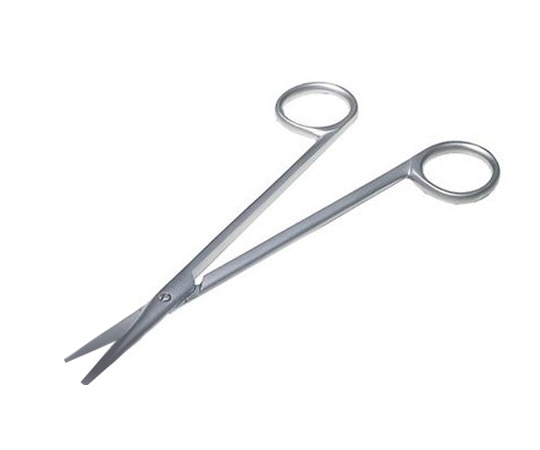 アズワン メッツェンバウム剪刀（丸型）　直　140mm　MZS-1 1本（ご注文単位1本）【直送品】