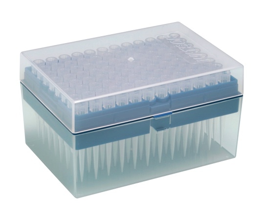WATSON 100μL フィルターチップ システムラック(PP) 滅菌 1箱(96本×10ラック入) 124P-100S 1箱(ご注文単位1箱)【直送品】