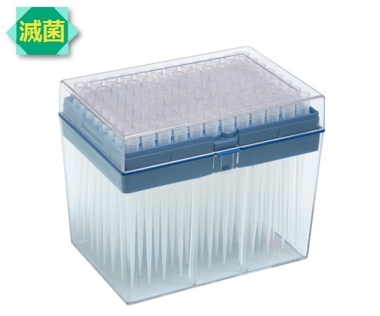 WATSON 200μL ロング フィルターチップ システムラック 滅菌 1箱(96本×10ラック入) 1252-801CS 1箱(ご注文単位1箱)【直送品】