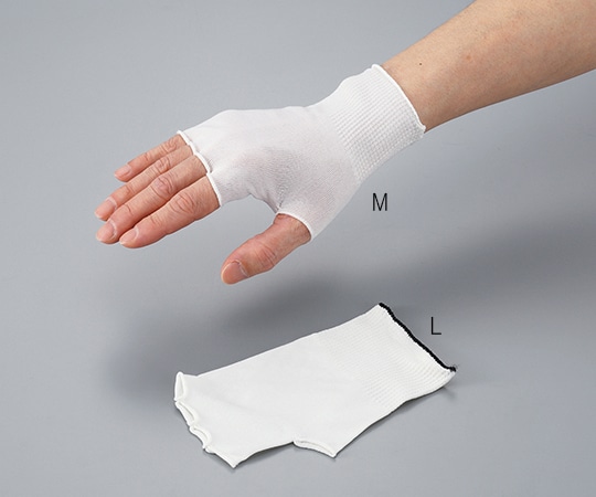 マックス(安全・保護) クリーンルーム用インナー手袋 クリーンパック L 指無し 10双入 MX388-CP 1袋(ご注文単位1袋)【直送品】