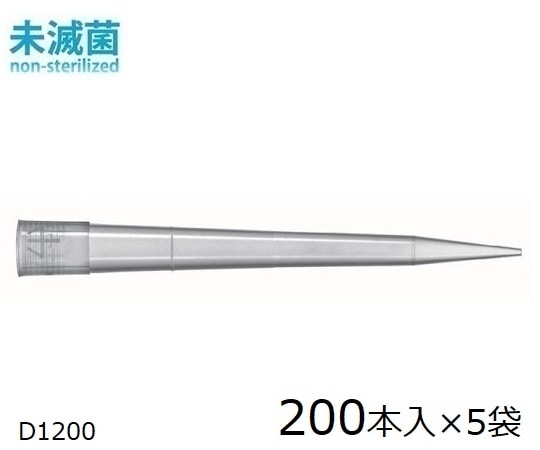 ギルソン ダイアモンドチップ Easypack 未滅菌 100μL~1200μL 200本×5袋入 F161111 1セット(ご注文単位1セット)【直送品】