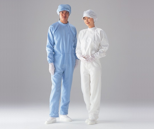 東洋リントフリー 無塵衣　ホワイト　LL　FC141C-01 LL 1着（ご注文単位1着）【直送品】