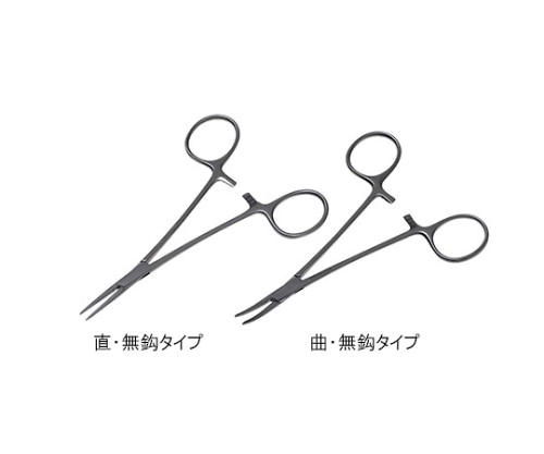 日本フリッツメディコ モスキート止血鉗子 12.5cm 曲無鈎 E520-785 1個(ご注文単位1個)【直送品】