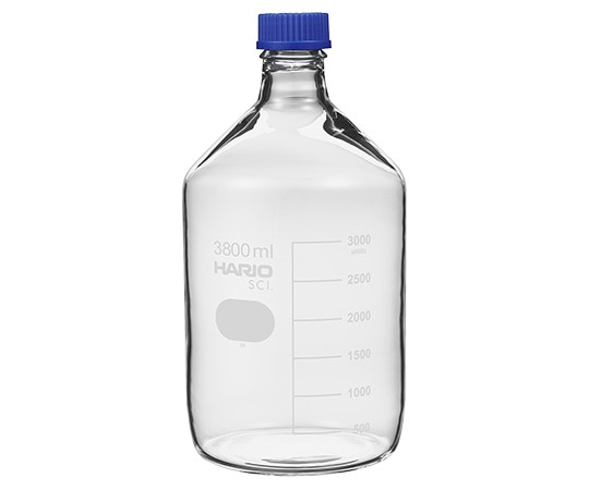 HARIO 耐熱ねじ口瓶（液切リング付）　GL-45　3800mL　NBO-3.8L-SCI 1本（ご注文単位1本）【直送品】