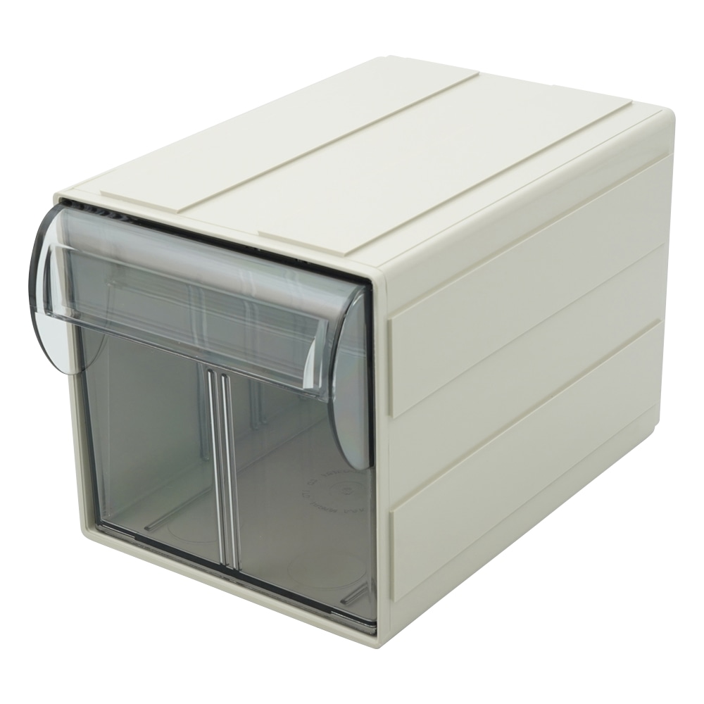 サカセ カセッター A5サイズ以下(W125×D192×H125mm)引出1段 クリアー HA5-031 1個(ご注文単位1個)【直送品】