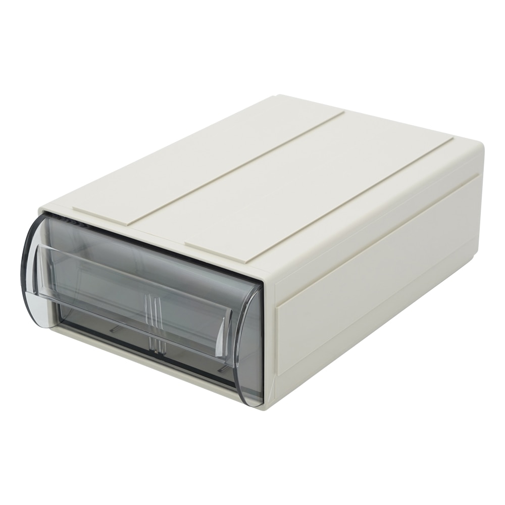 サカセ カセッター A5サイズ以下(W125×D192×H63mm)引出1段 クリアー HA5-021 1個(ご注文単位1個)【直送品】