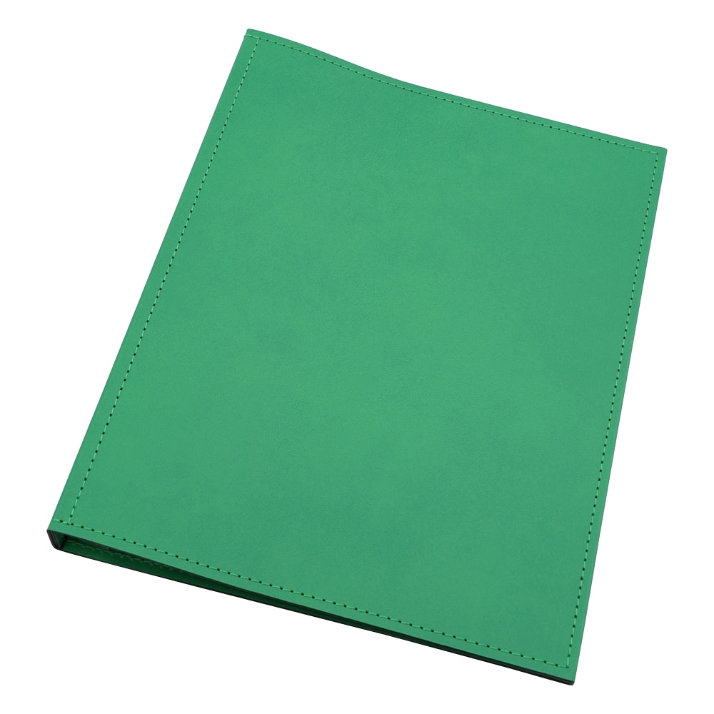 LIHITLAB カルテブック A4・4穴・スタンダード ライトグリーン CY4-4L 1冊(ご注文単位1冊)【直送品】