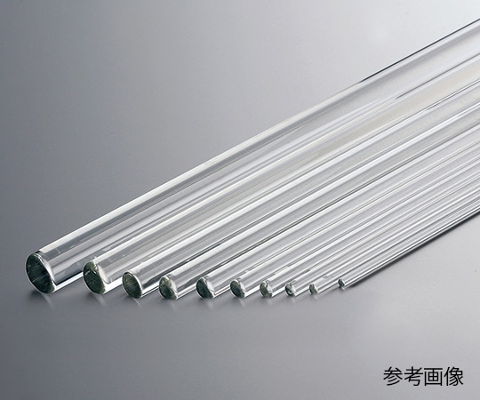 アズワン ガラス棒（ROD）1箱（5本入）　φ9 1箱（ご注文単位1箱）【直送品】
