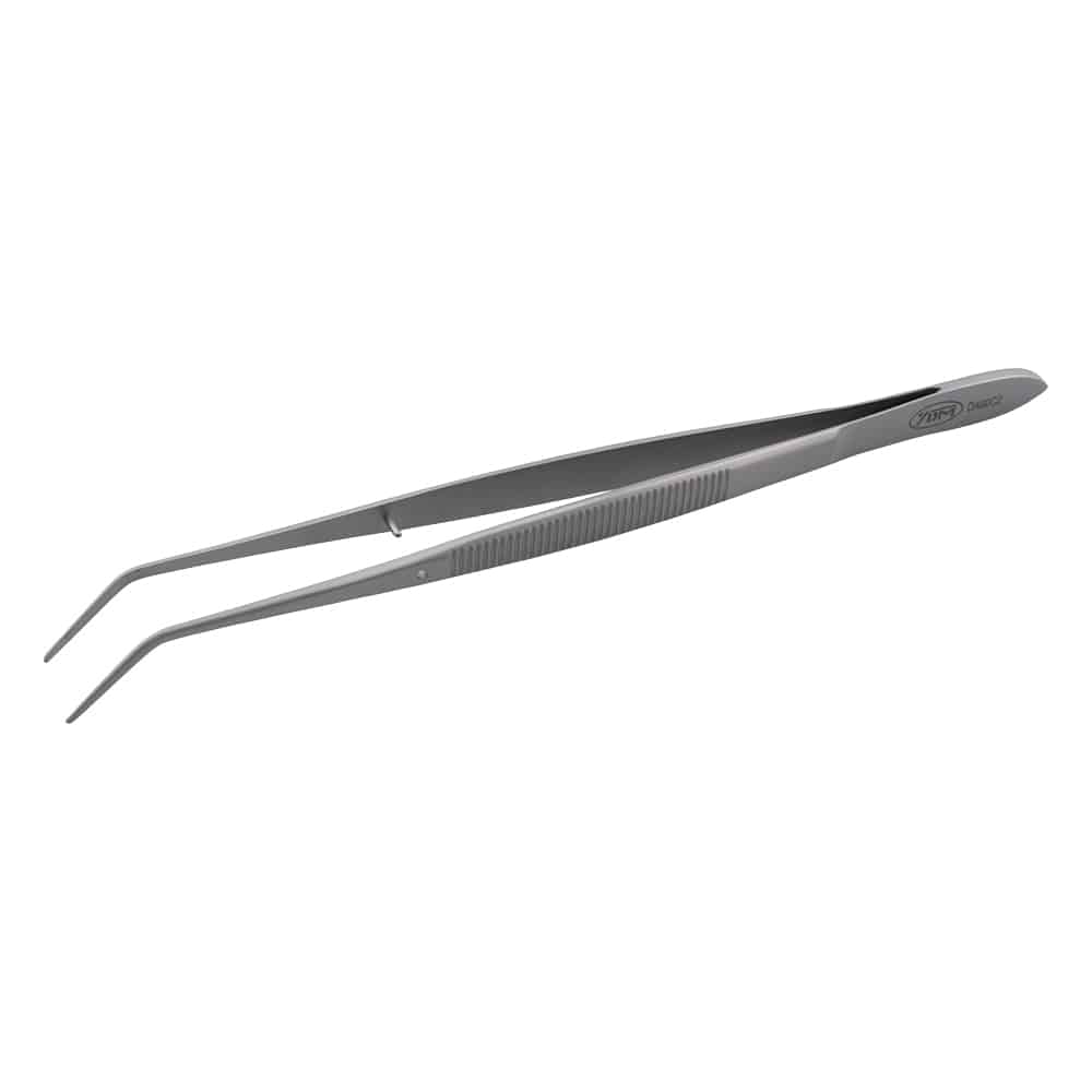 YDM ピンセット(無鈎)溝なし 160mm DA80C2 1本(ご注文単位1本)【直送品】