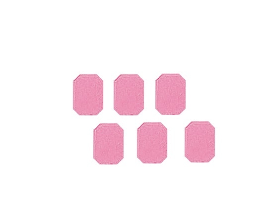 ナビス(アズワン) マグネットマーク(文字なし) モーブピンク 6個入 JC型 1組(ご注文単位1組)【直送品】