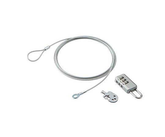 エレコム ノートパソコン&マウスセキュリティロック(ダイヤル式南京錠) ESL-10A 1個(ご注文単位1個)【直送品】