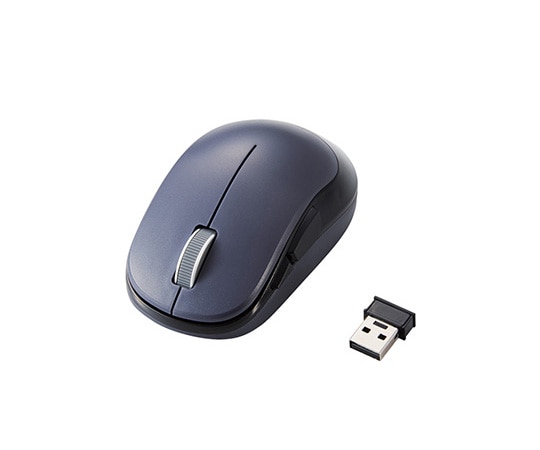 エレコム 5ボタンBlueLED無線マウス ブラック M-DY13DBBK 1個(ご注文単位1個)【直送品】