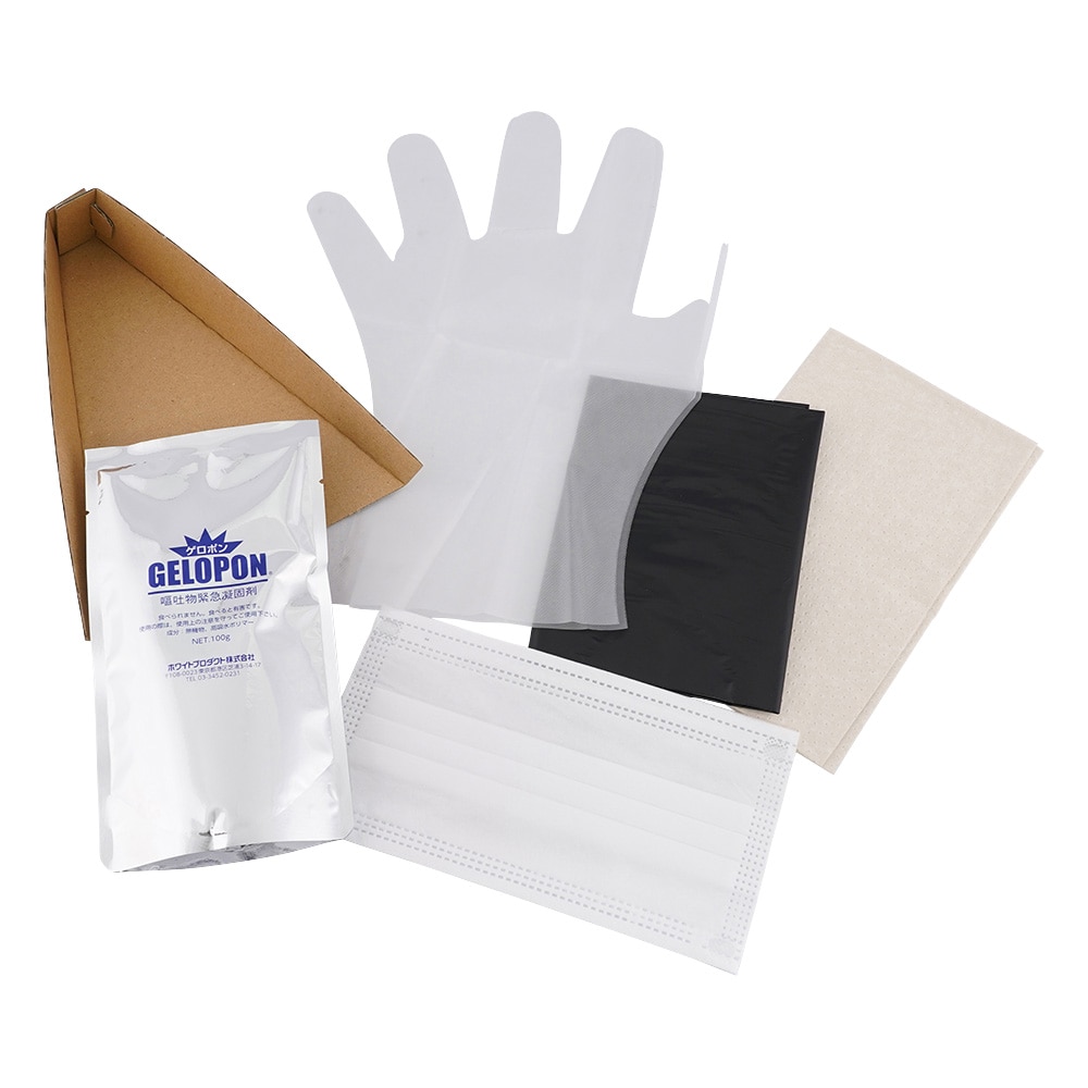 ホワイトプロダクト 嘔吐物緊急凝固剤 ゲロポン 175-W 1式(ご注文単位1式)【直送品】