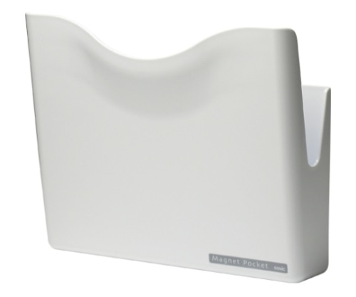 ソニック マグネットポケット A4 白 MP-447-W 1個(ご注文単位1個)【直送品】