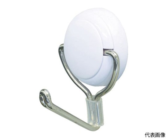 マグエックス マグネットフック ゼロスライド M 白 MZR-6W-CT 1個(ご注文単位1個)【直送品】