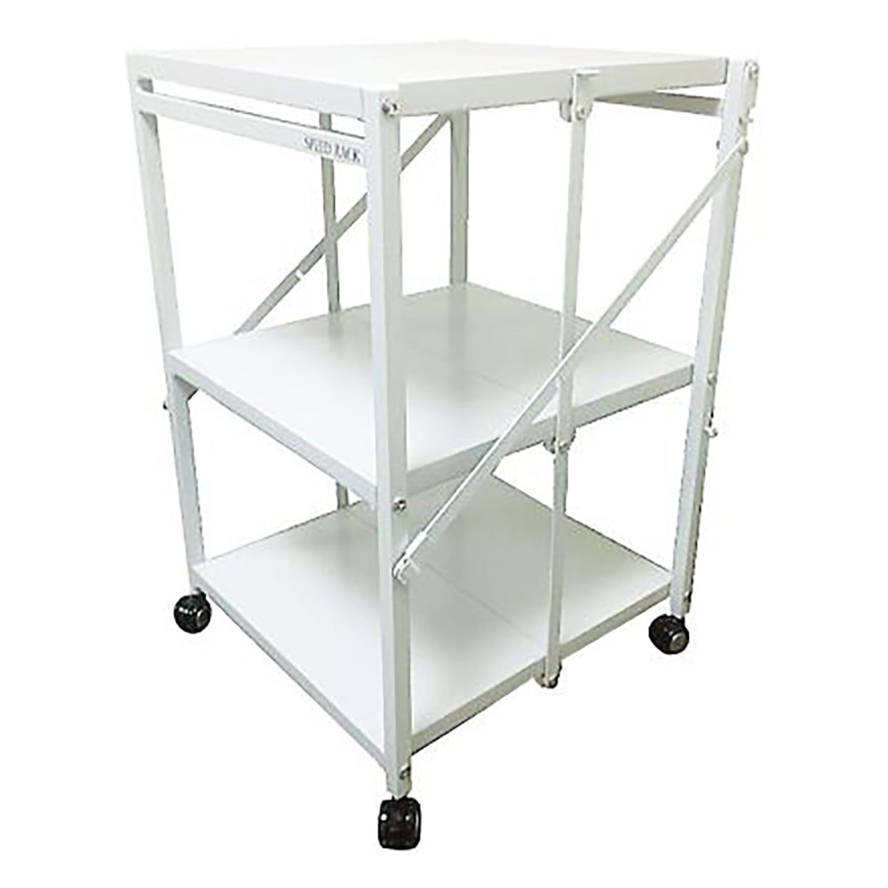 ニッコー(物流保管機器) 折りたたみ式スチールラック(ワンタッチタイプ) 棚板3段 DS 1台(ご注文単位1台)【直送品】