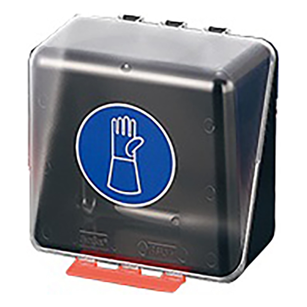 アズワン 保護手袋用(ロング)安全保護用具保管ケース クリア MIDI-12 1個(ご注文単位1個)【直送品】