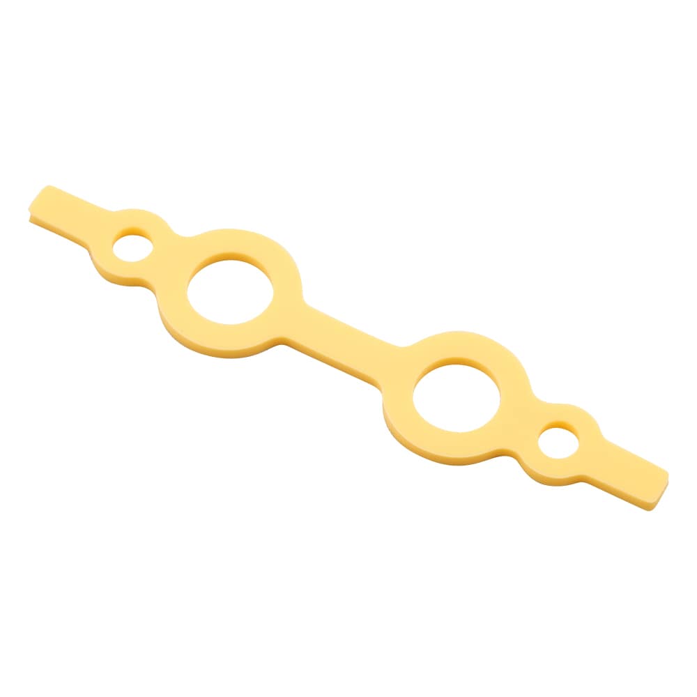 アズワン シリコンカラーバンド(メガネバンド) 小 φ3.5×φ10 イエロー 1袋(10個入) 1袋(ご注文単位1袋)【直送品】