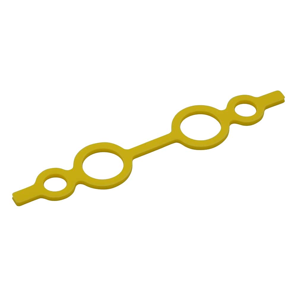 アズワン シリコンカラーバンド(メガネバンド) 大 φ8×φ15 イエロー 1袋(10個入) 1袋(ご注文単位1袋)【直送品】