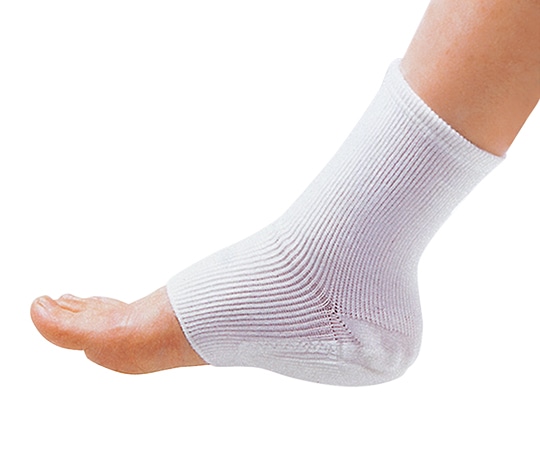 アズワン ヒールサポーター［ソルボ］ ホワイト L 25.0～27.0cm　63093 1袋（ご注文単位1袋）【直送品】