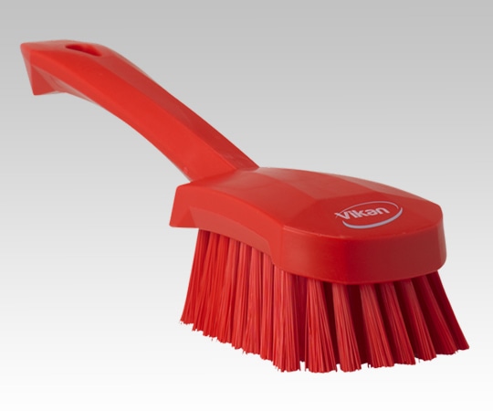 Vikan ロングハンドルブラシ ハードタイプ 赤 4186 1個(ご注文単位1個)【直送品】