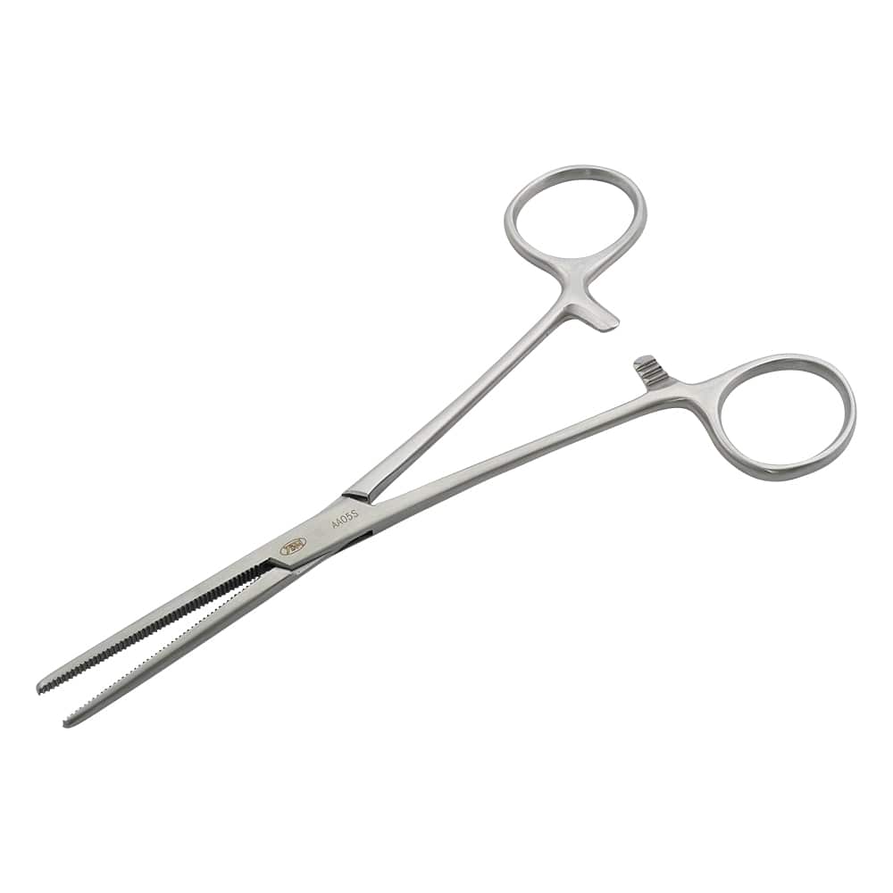 YDM 止血鉗子(ペアン) 直 無鈎 160mm AA-05S 1本(ご注文単位1本)【直送品】