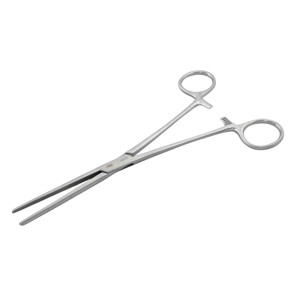 YDM 止血鉗子(ペアン) 直 無鈎 200mm AA-07S 1本(ご注文単位1本)【直送品】