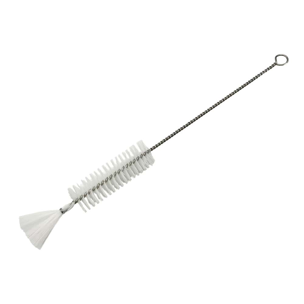 アズワン 注射器洗浄ブラシ(PBT毛) 白 315×85×φ27mm ABS-S20PW 1本(ご注文単位1本)【直送品】