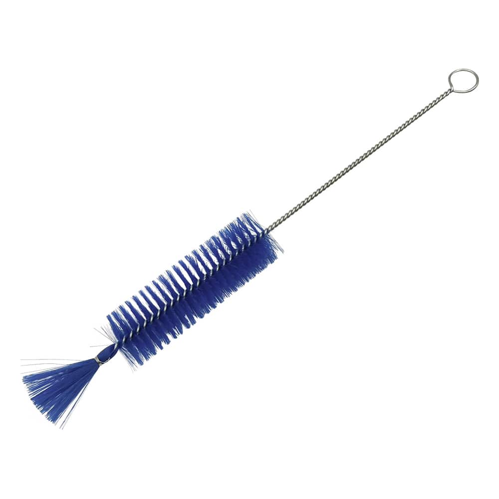 >アズワン 注射器洗浄ブラシ(PBT毛) 青 220×70×φ22mm ABS-S10PB 1本(ご注文単位1本)【直送品】