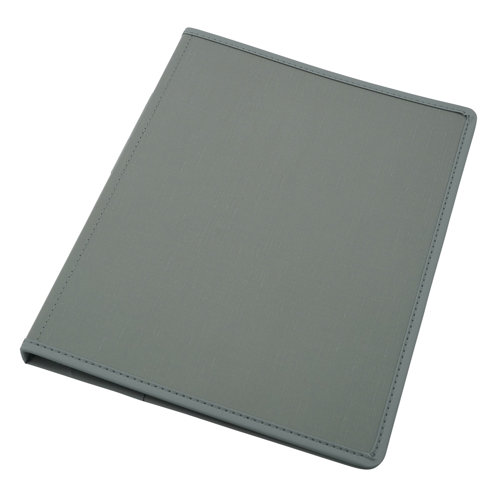 アズワン カルテブック 平テコ型・2穴 グレー 背幅20mm NS-420-2 1冊(ご注文単位1冊)【直送品】