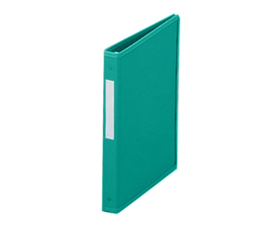 アズワン カルテブック 平テコ型・4穴 グリーン 背幅20mm NS-420-4 1冊(ご注文単位1冊)【直送品】