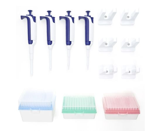 メトラー・トレド　レイニン Pipette Starter PL-LTS 2,20,200,1000（ピペットライトXLS+スターターキットLTS手動シングル4本セット）　30579367 1式（ご注文単位1式）【直送品】