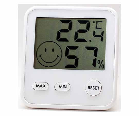 エンペックス気象計 おうちルーム デジタルmidi温湿度計 ホワイト TD-8411 1個(ご注文単位1個)【直送品】