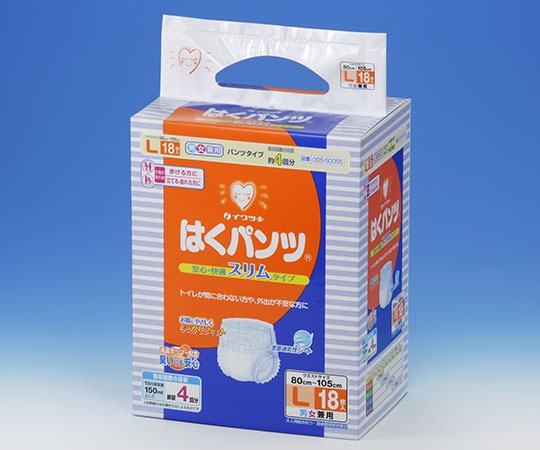 イワツキ イワツキはくパンツ スリム 店頭用 L 18枚 005-50055 1パック(ご注文単位1パック)【直送品】