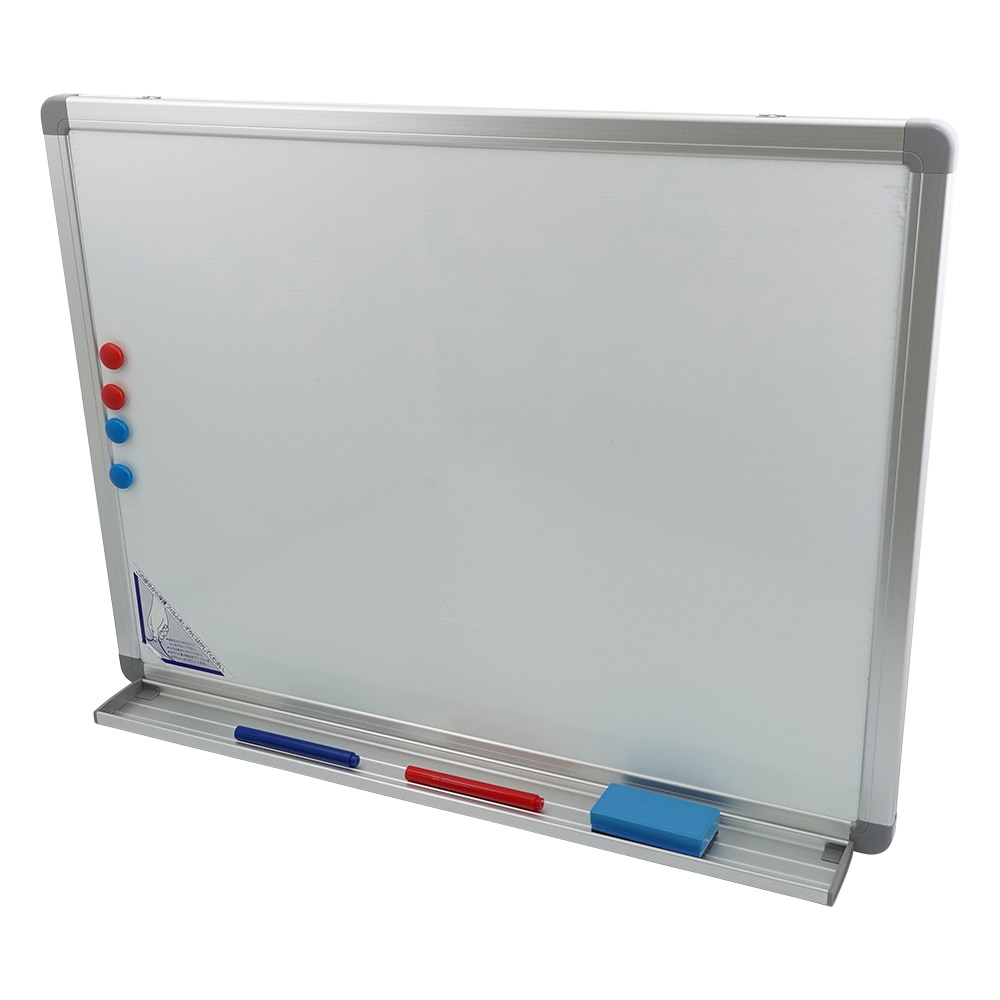 アズワン ホワイトボード (壁掛けタイプ/610×80×460mm) HB-152SW 1式(ご注文単位1式)【直送品】