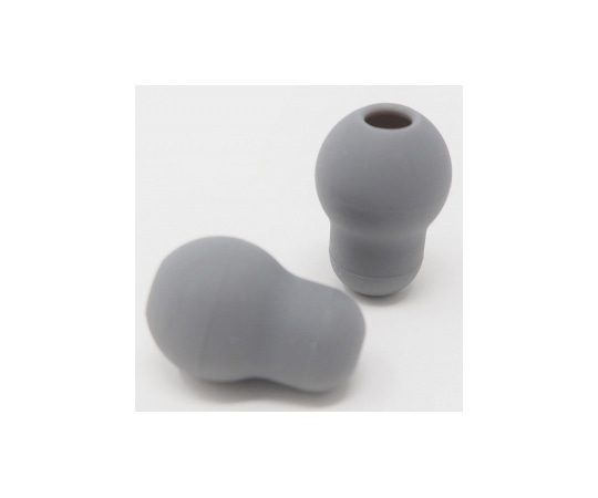 ユーメド貿易 ADソフトプラスイヤーチップ ラージ グレー 2個入 702-10 1袋(ご注文単位1袋)【直送品】