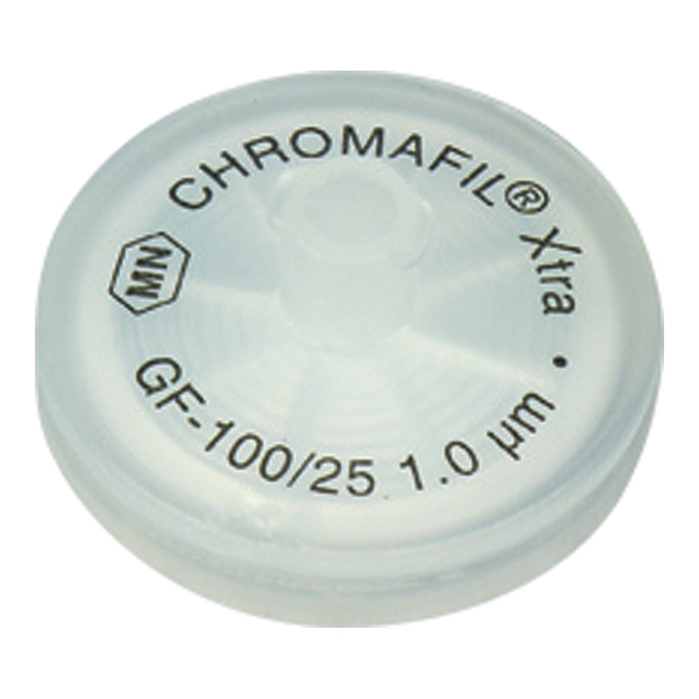 MACHEREY-NAGEL シリンジフィルター（ガラス繊維・CHROMAFIL）1um φ25mm ナチュラル 100個入　729228 1箱（ご注文単位1箱）【直送品】