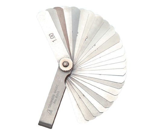 シンワ測定 シックネスゲージ D65mm 25枚組 73782 1個(ご注文単位1個)【直送品】