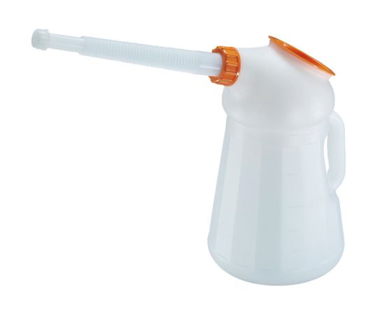 トラスコ中山 オイルジョッキ ピノッキオ3L ノズル・本体蓋付 網付 PN-3 1個(ご注文単位1個)【直送品】