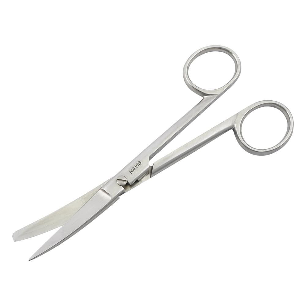 アズワン 外科剪刀(ハズシ) 片鋭片鈍反 140mm SSC-2 1本(ご注文単位1本)【直送品】